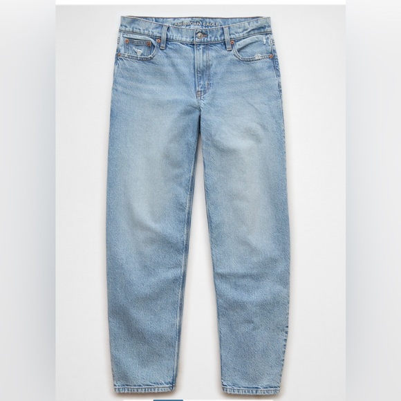 American Eagle Denim - NWOT American Eagle Stretch Barrel Jeans in Skylight Size 8